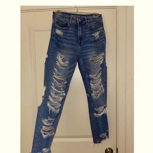 Boyfriend jeans stretch fabric size 6